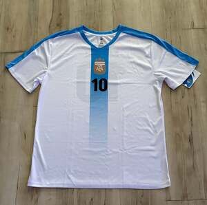AFA Official Product Lionel Messi Argentina #10 Home Soccer Jersey